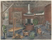 Blacksmith Shop, 1935/1942. Creator: Perkins Harnly