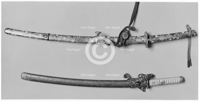 Blade and Mounting for a Short Sword...late 13th-early 14th century...18th-early 19th century. Creator: Naganori.