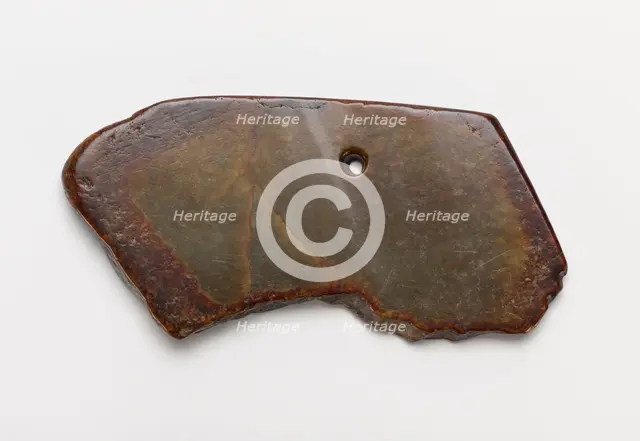 Blade (fragment), Shang or Western Zhou dynasty, 1600-771 BCE. Creator: Unknown.