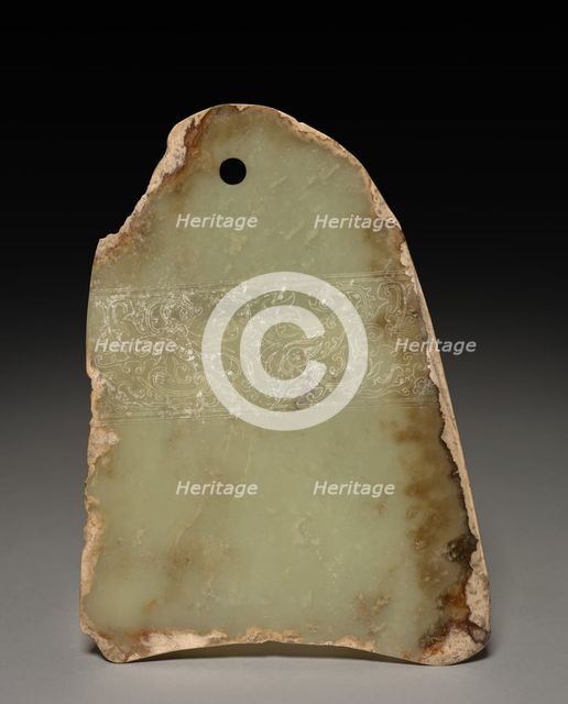Blade Incised with Animal Masks, 960- 1279. Creator: Unknown.