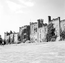 Bladen Castle, rear view, near Burton on Trent, Derbyshire, c1960s-1970s(?). Creator: H Brighouse