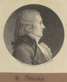 Blake, 1796-1797. Creator: Charles Balthazar Julien Févret de Saint-Mémin