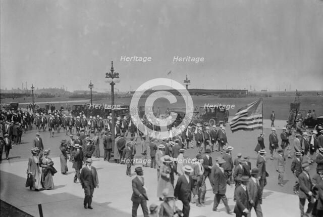 Blaine walking club, between c1910 and c1915. Creator: Bain News Service.