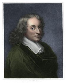 Blaise Pascal, French philosopher, mathematician, physicist and theologian, (1833). Artist: H Meyer