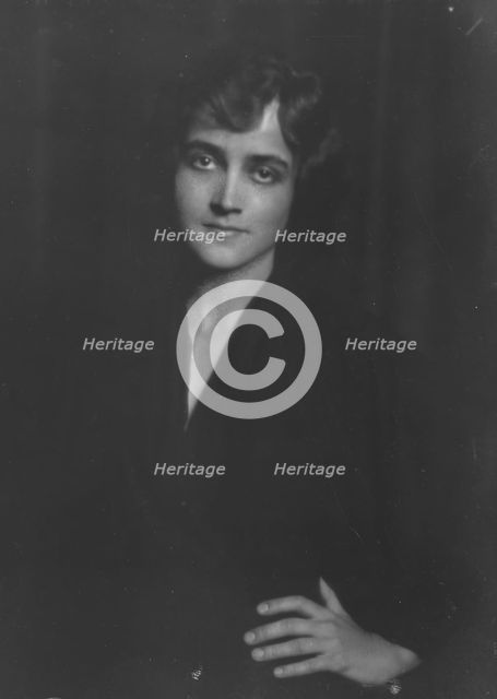 Blanc, Adele, Miss, portrait photograph, 1916 Mar. 22. Creator: Arnold Genthe.
