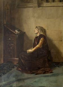 Blanca of Navarre, c1885. Creator: José Moreno Carbonero