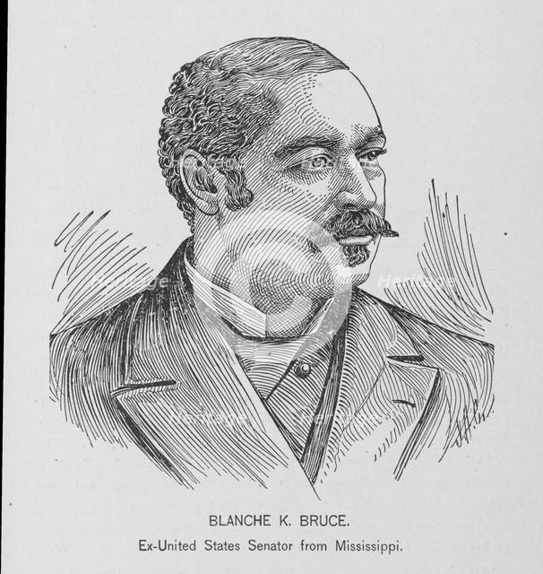 Blanche K. Bruce; Ex-United States Senator from Mississippi, 1902. Creator: J. H. Cunningham.