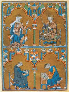 Blanche of Castile (1188-1252), Queen of France and Louis VIII The Lion (1187-1226), king of Fr…