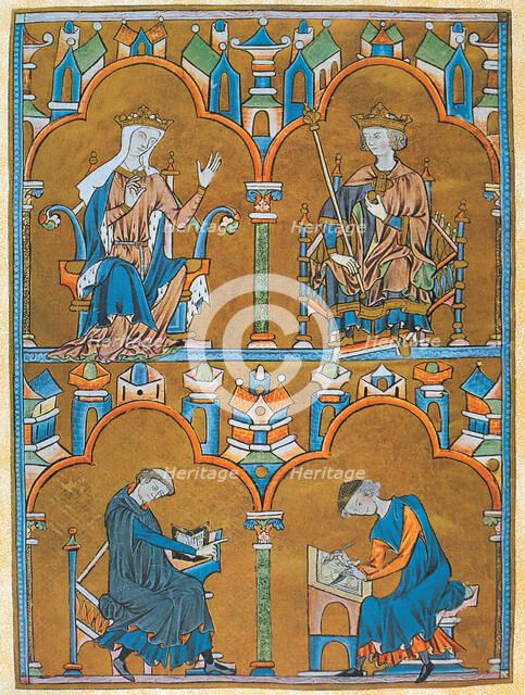 Blanche of Castile (1188-1252), Queen of France and Louis VIII 'The Lion' (1187-1226), king of Fr…