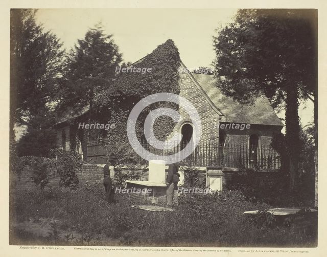 Blandford Church, Petersburg, Virginia, April 1865. Creator: Alexander Gardner.