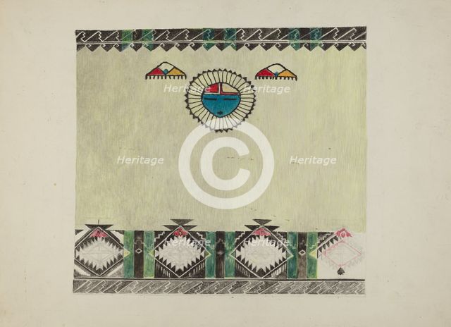 Blanket, 1935/1942. Creator: Unknown.