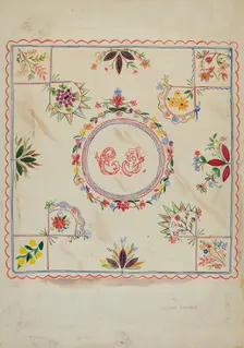Blanket, c. 1936. Creator: Lillian Causey