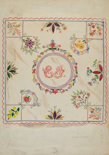 Blanket, c. 1936. Creator: Lillian Causey