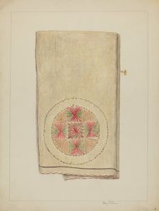 Blanket, c. 1936. Creator: Mary Berner