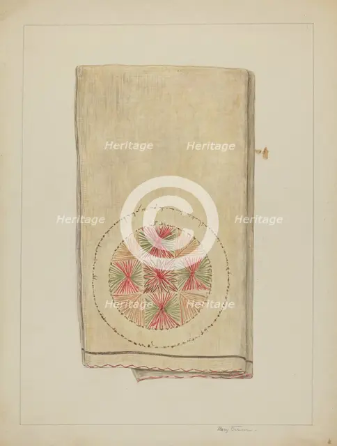 Blanket, c. 1936. Creator: Mary Berner.