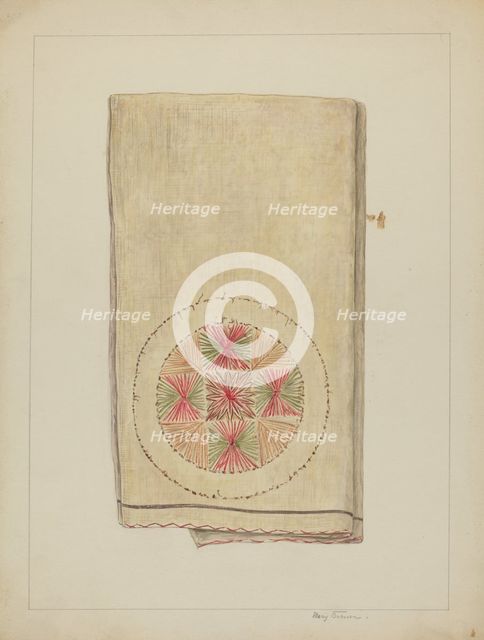 Blanket, c. 1936. Creator: Mary Berner.