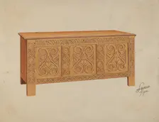 Blanket Chest, c. 1936. Creator: Lawrence Flynn