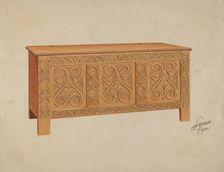 Blanket Chest, c. 1936. Creator: Lawrence Flynn