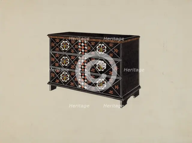 Blanket Chest, c. 1936. Creator: Martin Partyka.