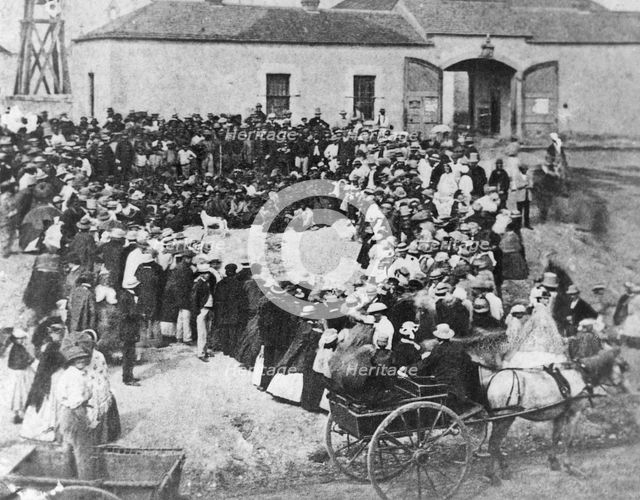 "Blanket Day", Queen Victoria's birthday celebrations, 24 May 1863. Creator: Unknown.