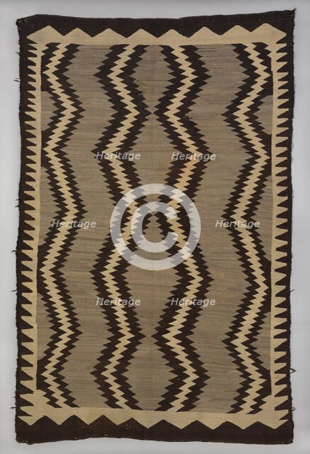 Blanket or Rug, United States, Late 19th century. Creator: Unknown.
