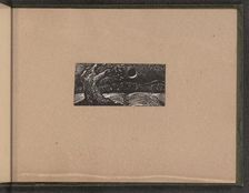 Blasted Tree and Flattened Crops, 1821. Creator: William Blake