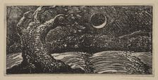 Blasted Trees and Flattened Crops, from Thornton's Pastorals of Virgil, 1821. Creator: William Blake