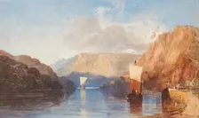 Blasting St. Vincent's Rock, Clifton, about 1830. Creator: John Sell Cotman