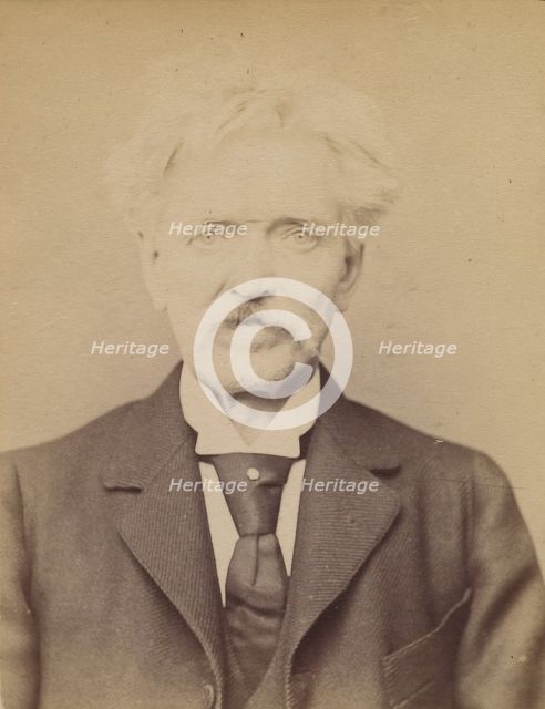 Blay. François. 53 ans, né à St Gervais (Rhône). Tailleur. Anarchiste. 4/3/94., 1894. Creator: Alphonse Bertillon.