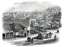 Blay-Place, San Francisco, 1850. Creator: Unknown