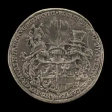 Blazon of Arms [reverse], 1528. Creator: Matthes Gebel