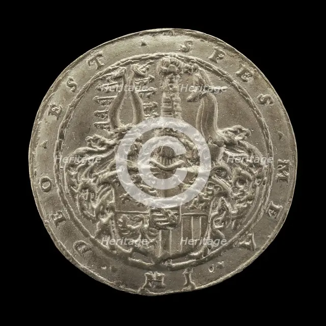 Blazon of Arms [reverse], c. 1532. Creator: Matthes Gebel.