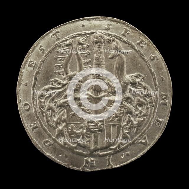 Blazon of Arms [reverse], c. 1532. Creator: Matthes Gebel.