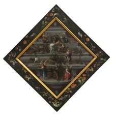Blazon of the Chambers of Rhetoric De Violiere 1618. Creator: Hendrick van Balen I