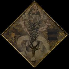 Blazon of the Diest Chamber of Rethoric "De Leliebloem", 1561. Creator: Anon