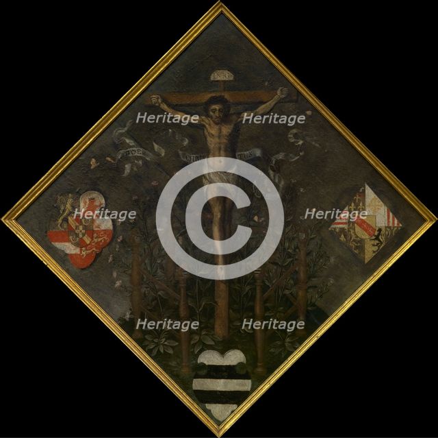 Blazon of the Diest Chamber of Rhetoric "De Christus-ooghen", 1561. Creator: Anon.