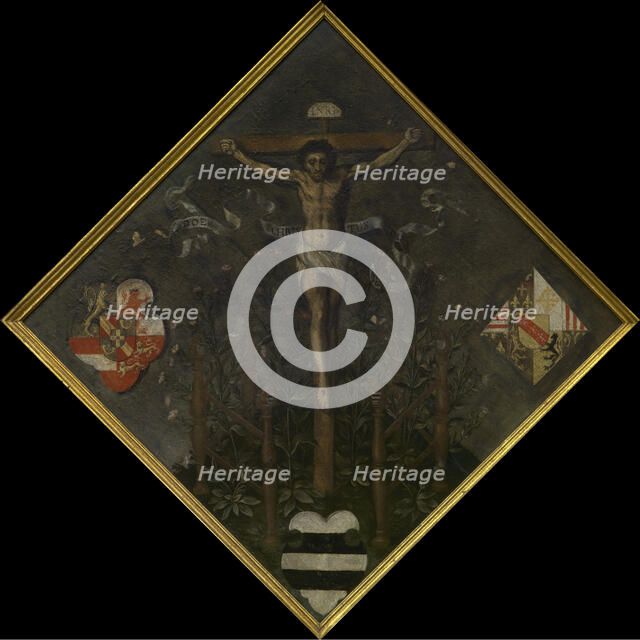 Blazon of the Diest Chamber of Rhetoric "De Christus-ooghen", 1561. Creator: Anon.