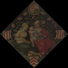 Blazon of the Lier Chamber of Rethoric "Het jenetten bloemken", 1561. Creator: Anon