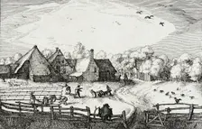 Bleaching Fields Beyond the Haarlem Woods, between circa 1611 and circa 1612. Creator: Claes Jansz Visscher
