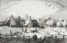 Bleaching Fields Beyond the Haarlem Woods, between circa 1611 and circa 1612. Creator: Claes Jansz Visscher
