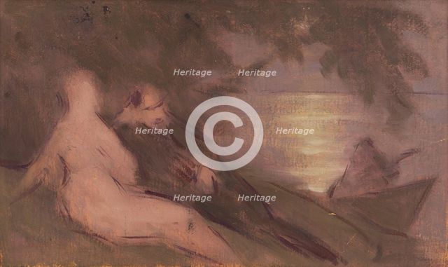 Blending of Soul, 1895-1900. Creator: Milan Thomka Mitrovsky.