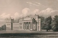 Blenheim, South East View, Oxfordshire 1831. Creator: William Radclyffe