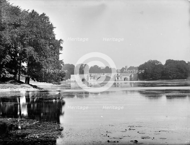 Blenheim Palace Grand Bridge, Woodstock, Oxfordshire, c1860-c1922. Artist: Henry Taunt