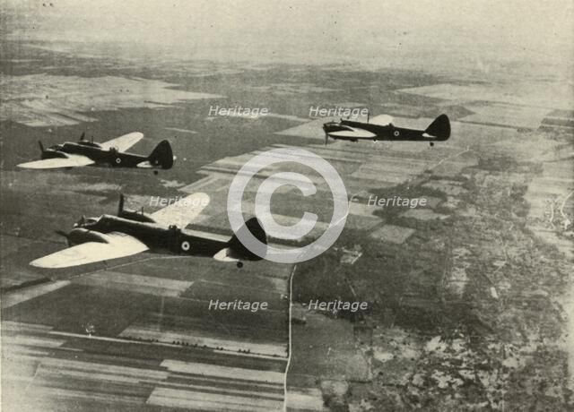 'Blenheims Going Out', 1939-1940, (1941). Creator: Unknown.