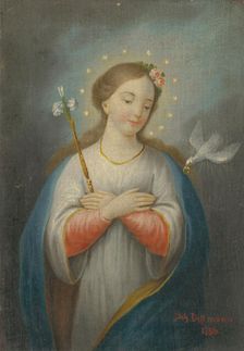 Blessed Virgin Mary, 1836. Creator: Johann Dittmann