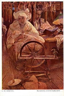 Blessed are the Meek for They Shall Inherit the Earth 1906. Artist: Alphonse Mucha