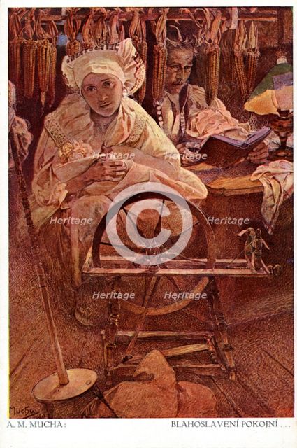 'Blessed are the Meek for They Shall Inherit the Earth', 1906. Artist: Alphonse Mucha