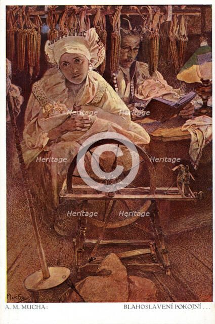 'Blessed are the Meek for They Shall Inherit the Earth', 1906. Artist: Alphonse Mucha