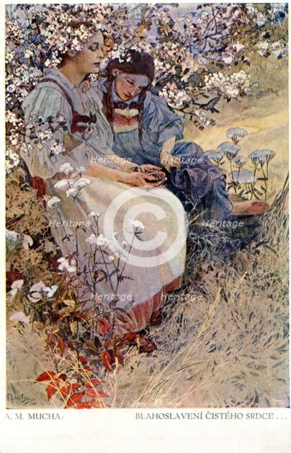 'Blessed are the Pure in Heart For They Shall See God', 1906. Artist: Alphonse Mucha
