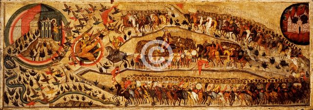 Blessed Be the Host of the King of Heaven, 1550s. Artist: Athanasius, Metropolitan of Moscow (active Mid of 16th cen.)